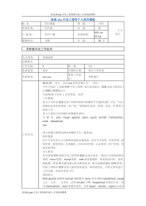 高级php开发工程师-个人简历模板