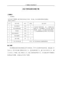 10kv电气预防性试验方案电气010