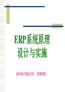 ERP系统原理-设计与实施(PPT)