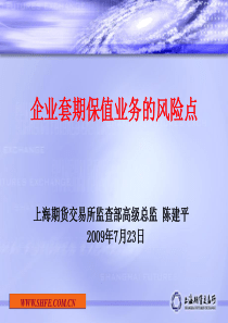 企业套期保值业务中的风险点ppt-搭街坊坷拉圣诞节发卡