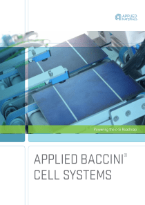 APPLIED BACCINI CELL SYSTEMS 二次印刷