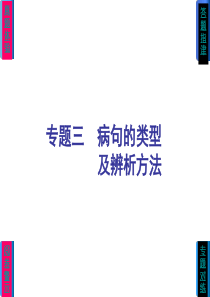 【江西省专用】2014届高考语文二轮复习方案专题课件：专题三_辨析并修改病句