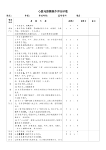 最新电除颤评分标准