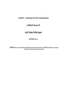 Tutorial AT5 Axial Turbine Profiles Import-2.5.EN