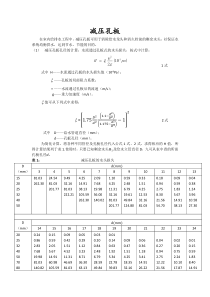 减压孔板快速计算书