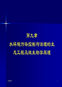 水环境污染控制与治理