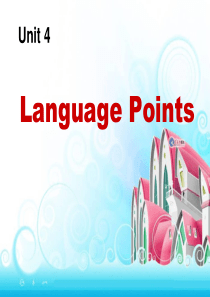 高一英语 必修二 unit4 Language Points 2