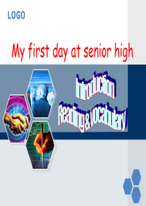 高一英语--My-first-day-at-senior-high