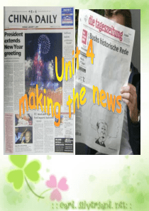 book5 unit 4 making the news reading