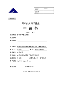 NSFC战略性新兴能源技术辨识与产业发展对策研究