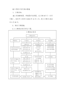 施工进度计划及技术措施