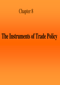 ofTradePolicy(发展经济学-厦门大学,陈涛)