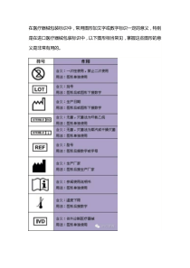 医疗包装常见标识