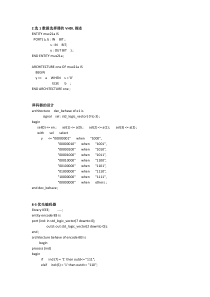 2选1数据选择器的VHDL描述