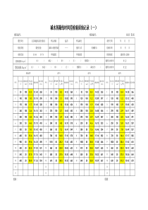 减水剂凝结时间差检验原始记录范本