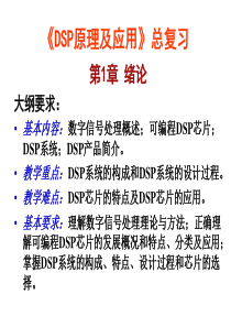 DSP原理及应用——总复习(包括大纲要求和97个复习自测题)(终)