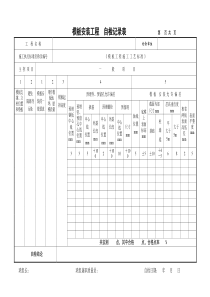 模板、钢筋、混凝土工程自检表