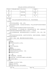 环境治理工程师岗位说明书编写范本