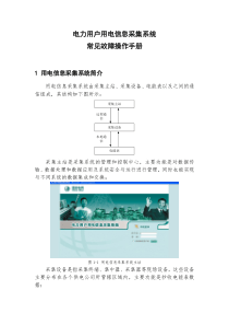 用电信息采集故障处理操作手册 (修改)