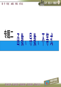 (优秀课件)2010年高考理科数学二轮复习专题二：函数、导数、不等式