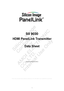 SiI9030-datasheet