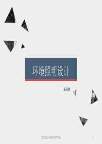 《环境照明设计》课件