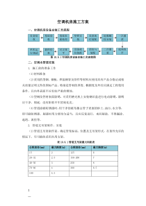 空调机房施工方案