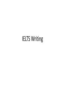 雅思写作(IELTS Writing)