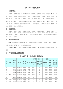 广告位招商方案