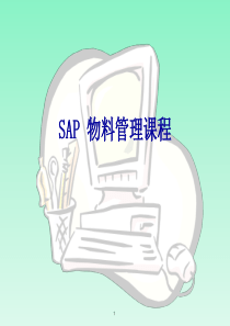 SAP MM模块培训