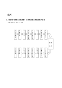 断桥窗安装施工组织设计