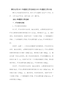 赛尔公司XXXX年通防工作总结及XXXX年通防工作计划