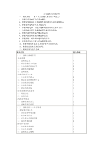 公司战略与风险管理大纲