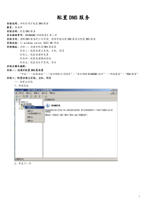 51CTO下载-2.1DNS实验报告