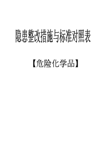 危险化学品库房、储存、使用、防火、废弃国家标准要求剖析