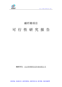 碳纤维项目可行性研究报告