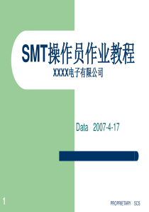 SMT操作员作业教程