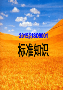 2015版ISO9001教材