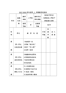 2018部编新人教版二年级下册道德与法治全册最新版教案