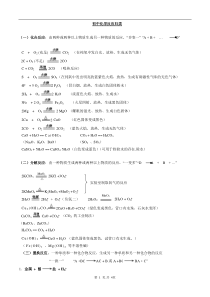 初三化学反应类型总结