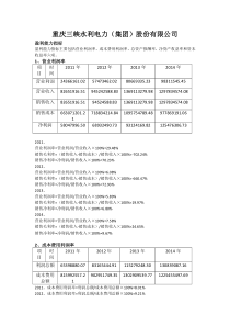 重庆三峡水利电力盈利能力分析(1)