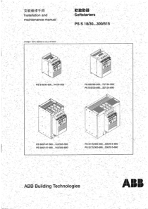 ABB软启动器使用说明书