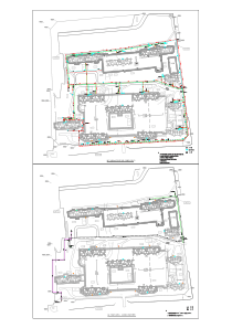 施工现场给排水及消防平面图(中建某工程临水方案附图)