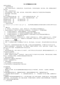 初三化学酸碱盐知识点归纳