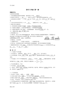 最新最新初中物理知识点总结word版本