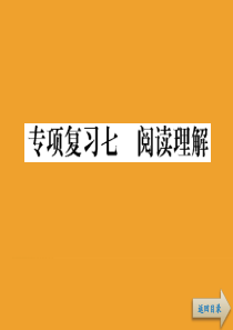 六年级下册语文总复习课件-专项复习7--阅读理解