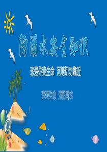 最新中小学防溺水安全教育的主题班会课课件(经典动画图文版)