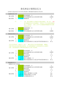 普氏理论计算围岩压力