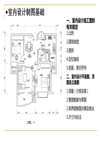 室内设计制图基础(平面、顶面、立面)