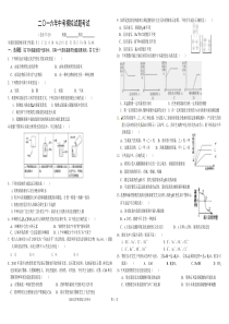 2016年初三化学中考模拟试题(精选)